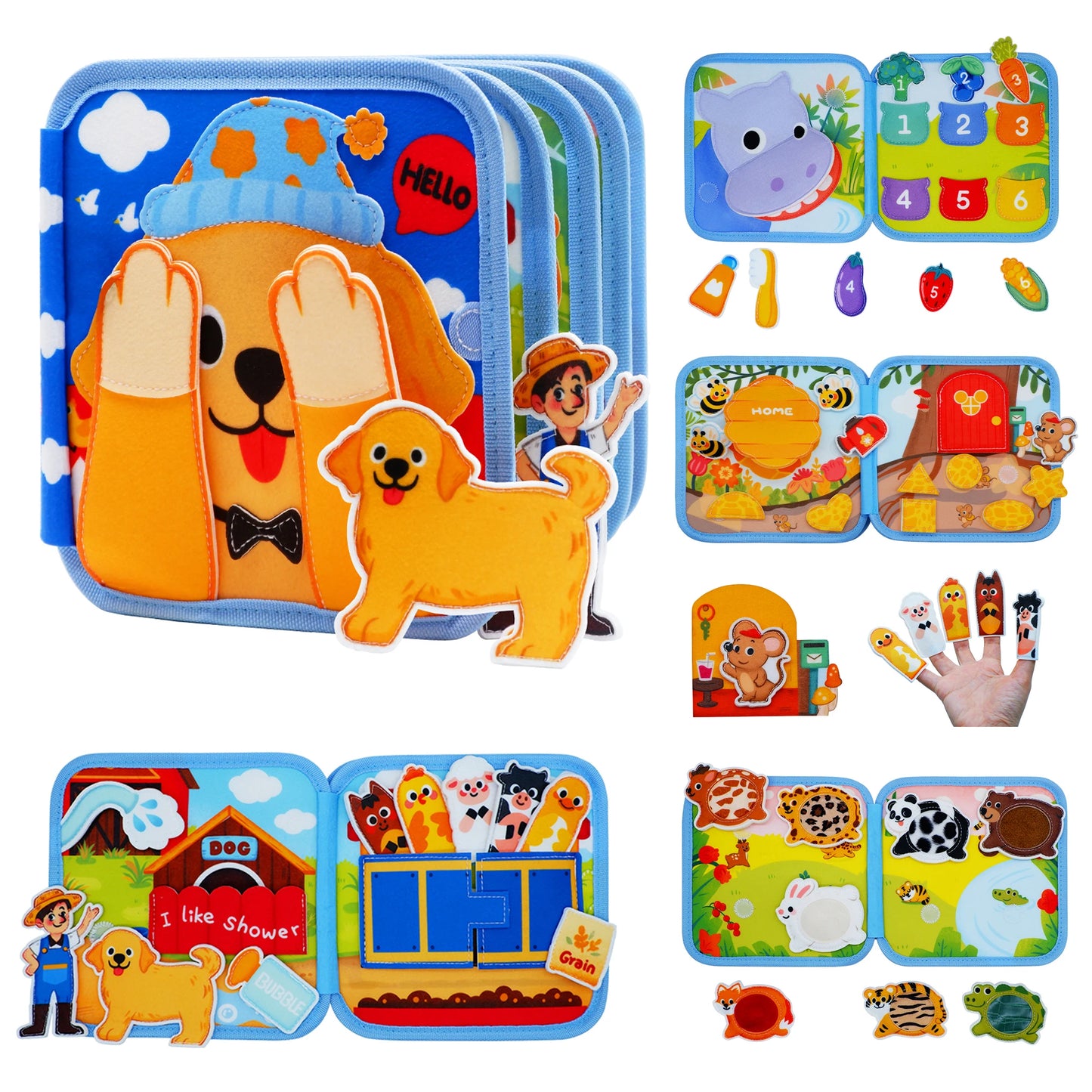 Farm Adventure Quiet Book™